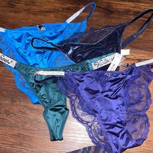 Very sexy rhinestone strap underwear